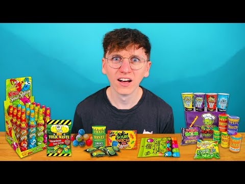 Trying the World's SOUREST Sweets