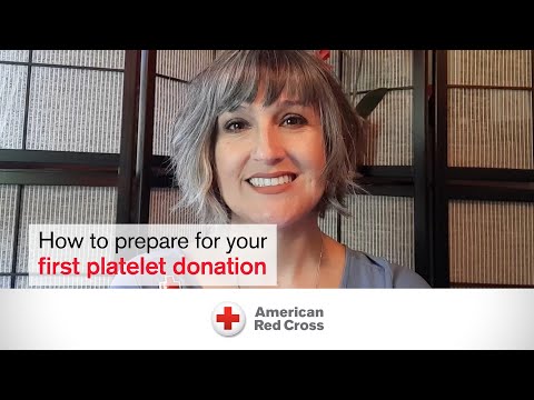 How to prepare for your first platelet donation