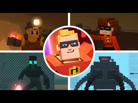 DrHg - Minecraft x The Incredibles DLC - All Bosses/All Boss Fights + ENDING