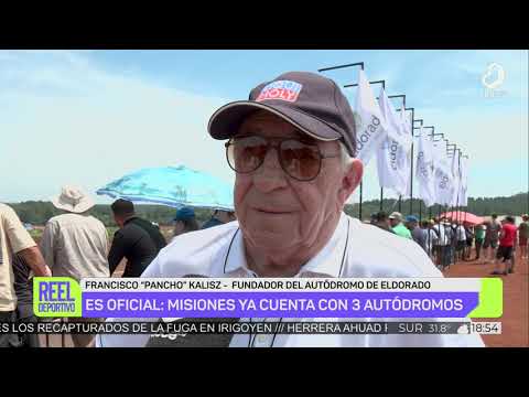 #ReelDeportivo: el fundador del autódromo de Eldorado estuvo presente en la inauguración