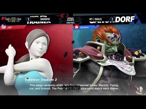 Vegas Games: Sogoodpop (Wii Fit Trainer) vs HPT | Rickles (Ganondorf) - Losers Finals