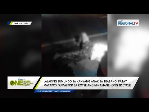 One North Central Luzon: Lalaki, patay matapos sumalpok sa kotse ang minamanehong tricycle