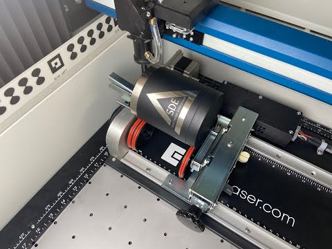 Epilog Fusion Pro 24 Laser Engraves RTIC Lowball 12oz Tumbler