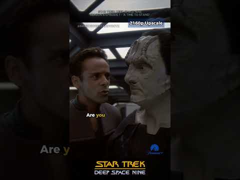 [4K] You're a Vulcan, Dr. Bashir | Star Trek: DS9 S06E01 'A Time to Stand' #shorts #startrek #clips