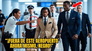 El Equipo Del Aeropuerto Expulsó A Un NIÑO NEGRO, Pero Se Arrepintieron Cuando Su PADRE LLEGÓ!