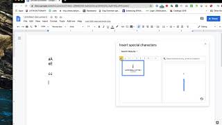 How to type special characters (for Spanish) in Google Docs