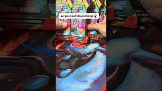 60 Packs of CHAOS RISING 🥷---#pokemon #pokemontcg #pokemoncards