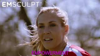EMsculp with Allie Long USA women's national soccer player. USWNT