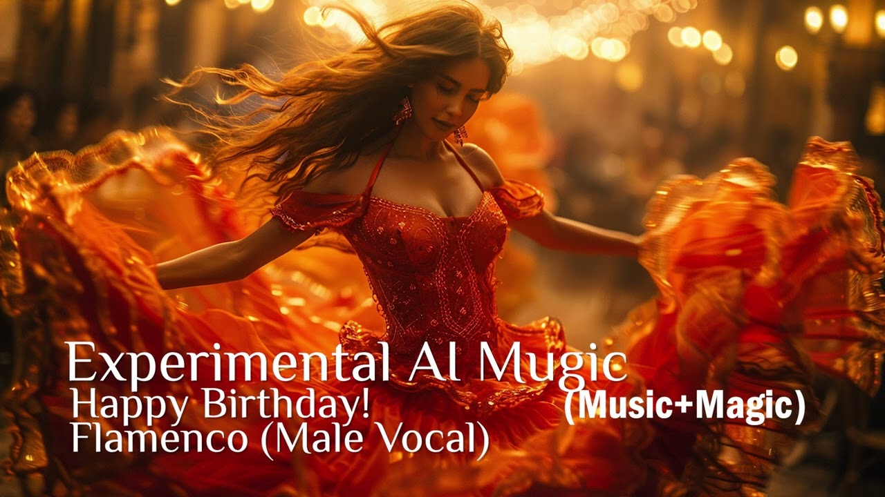 Happy Birthday! Flamenco (Male Vocal) #flamenco #spanishmusic #aimusic #happybirthdaysong