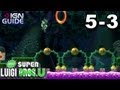 New Super Luigi U 3 Star Coin Walkthrough - Soda Jungle 3: Heart of Bramball Woods
