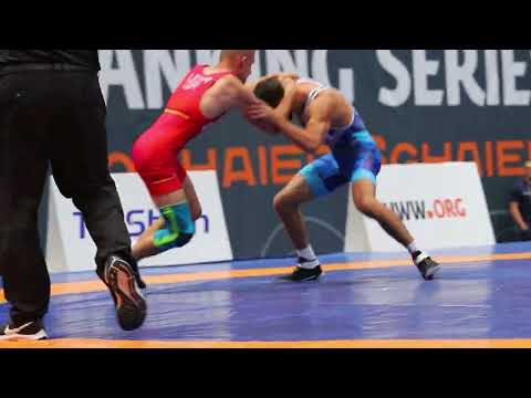 Round 1 FS - 57 kg: H. LEHR (GER) v. T. GILMAN (USA)