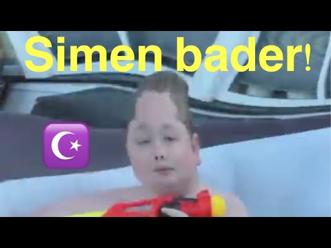 Simen bader!