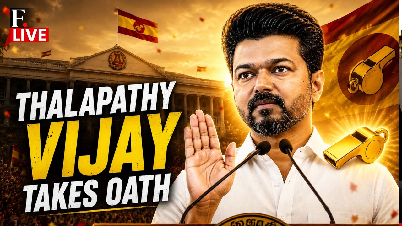 TVK Vijay Oath Ceremony LIVE: Thalapathy Vijay Takes Oath As Tamil Nadu's Chief Minister