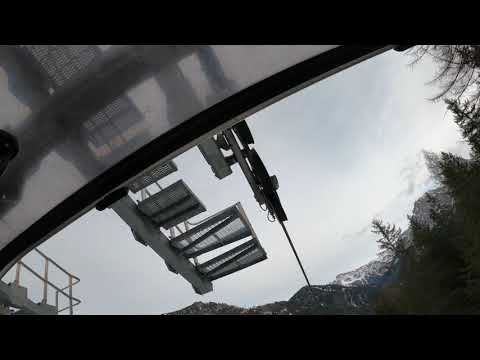 Discesa integrale seggiovia Leitner "Vajolet 1" Pera di Fassa (TN)