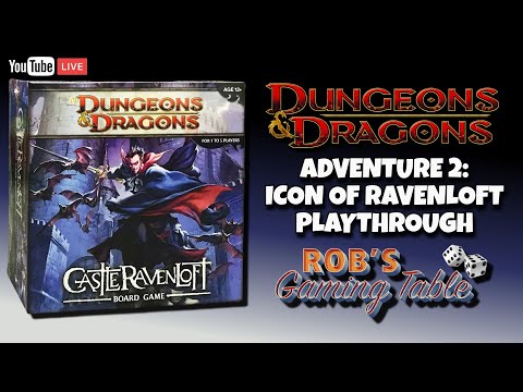 Dungeons & Dragons: Castle Ravenloft Board Game Playthrough (Adventure 2)