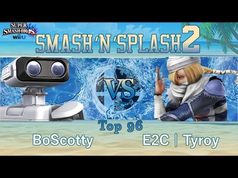Smash'N'Splash 2  Top 96 - BoScotty (ROB) vs E2C | Tyroy (Sheik, Fox)