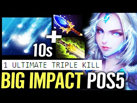 🔥 WTF 1ULTIMATE TRIPLE KILL — Rylai Biggest Impact POS5 Aghanim + Ethereal Blade Shard Dota 2 Pro