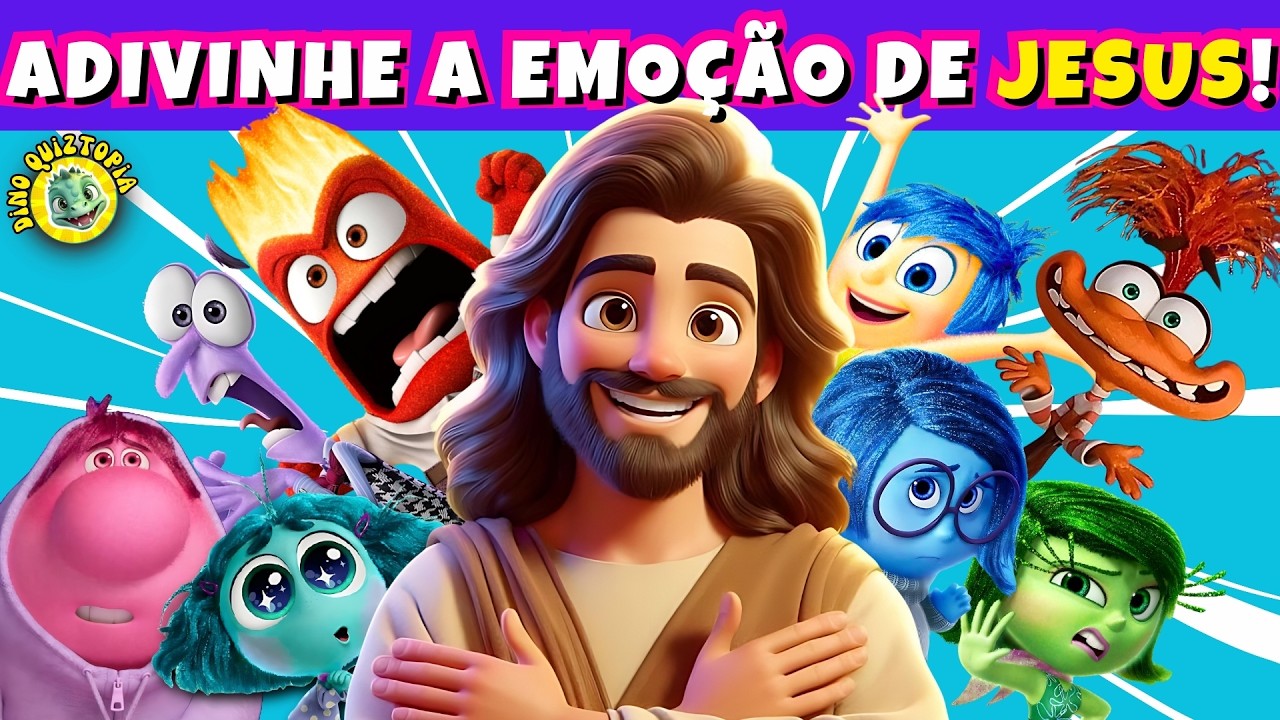 🕊️🙏❤️ DESCUBRA O QUE JESUS REALMENTE SENTIU? DIVERTIDA MENTE 2 🗣️#dinoquiztopia #quiz #jesus #biblia