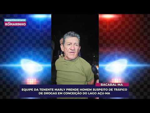 EQUIPE DA TENENTE MARLY PRENDE HOMEM SUSPEITO DE TRÁFICO DE DROGAS EM CONCEIÇÃO DO LAGO AÇU-MA