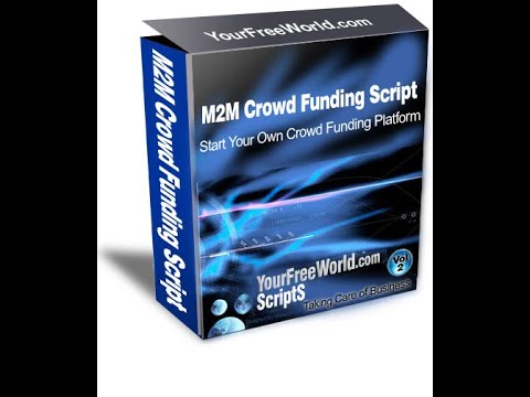 M2M CrowdFunding Script video demo