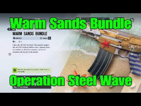 BRAND NEW *SEASONAL SKIN* Warm Sands Bundle - Operation Steel Wave