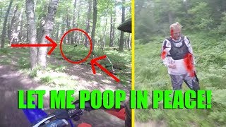 Pooping Man Mauled by BEAR!
