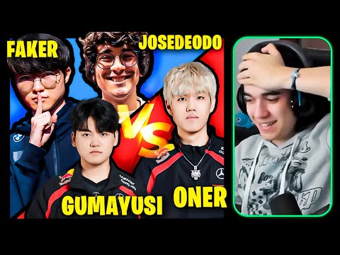 FAKER Y JOSEDEODO vs ONER Y GUMAYUSI 😱 (SoloQ en el SUPER SERVER CHINO)