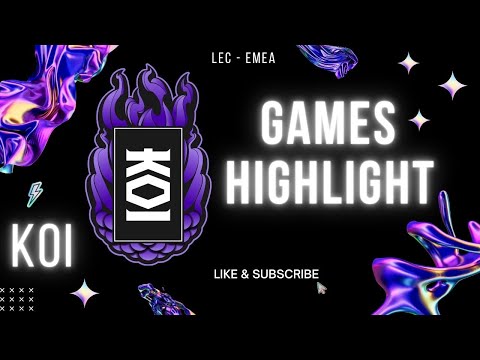 KOI vs AST, TH, MAD - (Week 1 Games Highlight - LEC spring)