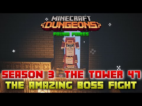 DcSK - The Tower 47 Amazing Boss Fight, Minecraft Dungeons Fauna Faire