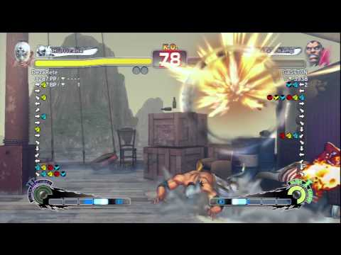 DezaRete [El Fuerte] Vs GaSsToN [Balrog] SSF4 AE Online Ranked Matches - PSN
