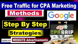 Free Traffic Method For CPA Marketing (STEP BY STEP STRATEGY ) | cpagrip thumbnail