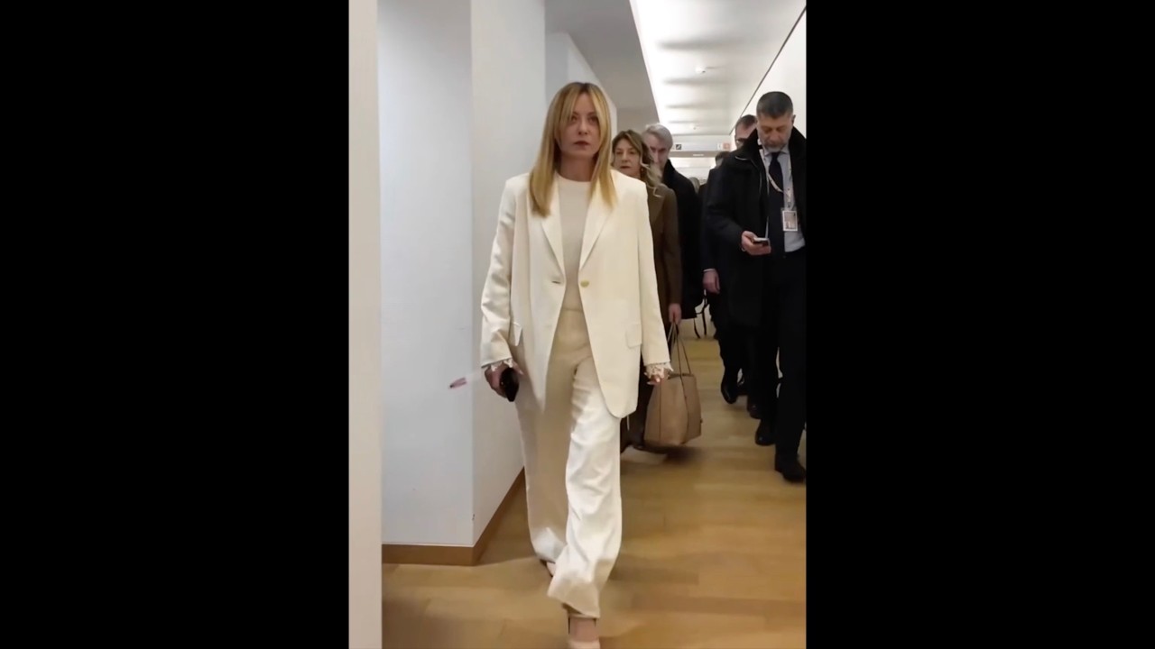 GIORGIA MELONI ARRIVA A BRUXELLES PER IL CONSIGLIO EUROPEO