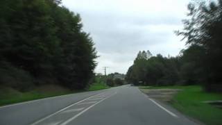 preview picture of video 'Driving On The D790 & D7 Between Carestiemble & Quintin, Côtes D'Armor, Brittany 16th October 2009'