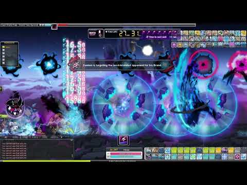 [RistoniaMS] Hard Damien solo on Arch Mage (Ice/Lightning)