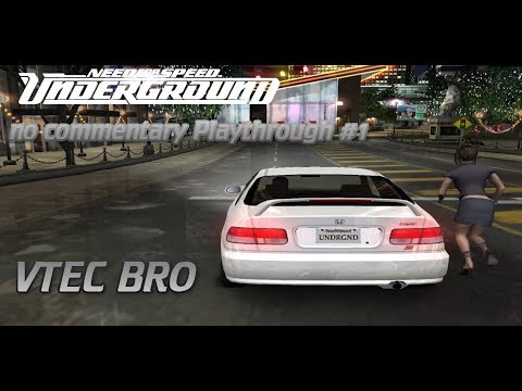 Need for speed underground Walkthrough part 1 (no commentary)