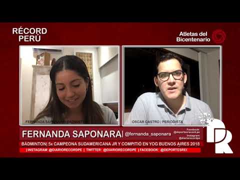 #RecordTv Entrevista a la badmintonista Fernanda Saponara