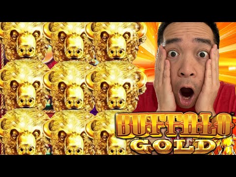 SO YOU CAN WIN HUGE OFF $20 FREE PLAY!? 😱 BUFFALO GOLD Slot Machine (ARISTOCRAT GAMING)