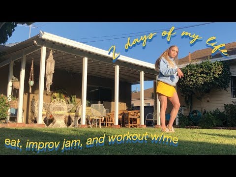 two days of my life // backyard improv jam, hiking, vegan food