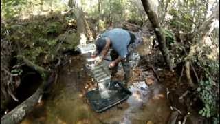 preview picture of video 'Part 2 Chris's Folly  Birdsong Creek Gold Claim, New Site Alabama'