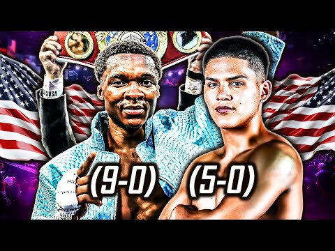 EXPLOSIVE POWER! Abdullah Mason vs Angel Rebollar | Boxing Fight Highlights HD 60 FPS