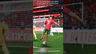 Cristiano Ronaldo Amazing Goal in FC 25 🔥⚽ | CR7 #ronaldo #shorts #football