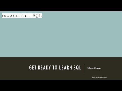 Learning Sql Tutorial Part 5 Select Statement Distinct Values And Debugging Essential Sql