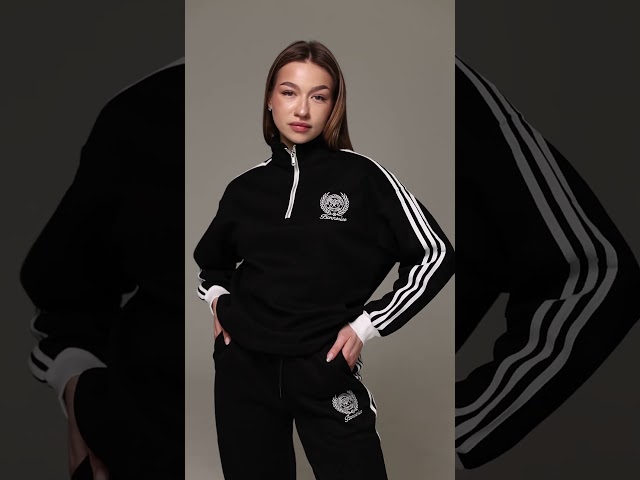 Чоботи жіночі шкіряні байка хутро 592641 Чорний Костюм спортивний жіночий, 594453 Чорний