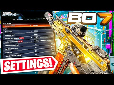 BLACK OPS 7: BEST CONTROLLER SETTINGS! 🎮 (BO7 Best Settings PS5/ XBOX/ PC)