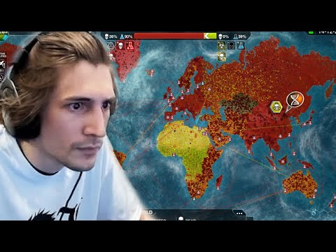 INFECTING THE WORLD! - xQc Plays Plague Inc: Evolved