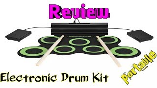 Download lagu Review Portable Electronic Drum Kit by iko TEGUH... mp3