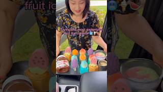Download lagu Trying the most expensive fruit ice creams… #food #eating #icecream mp3