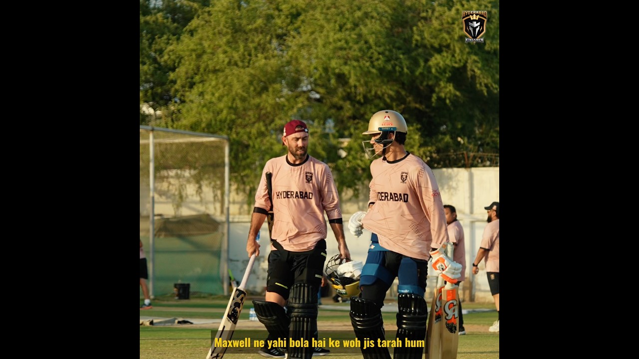 Big lessons from TheBig Show 🧠Watch Maaz Sadaqat reflect on his net sessions with Glenn Maxwell 🔥