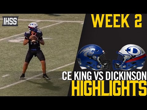 Thrilling Dickinson vs CE King Football Showdown Highlights!