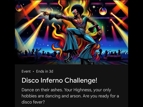 Disco Inferno Challenge become a King in Bitlife